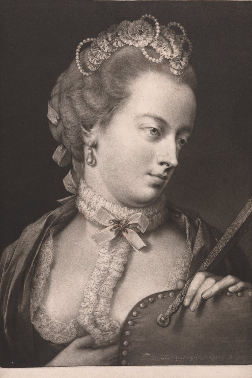Elegánsan öltözött hölgy alkotó: Thomas Frye
