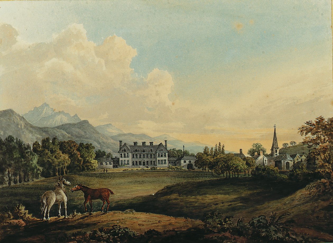 Kilátások Killarney-ban: Lord Kenmare háza alkotó: Thomas Gage