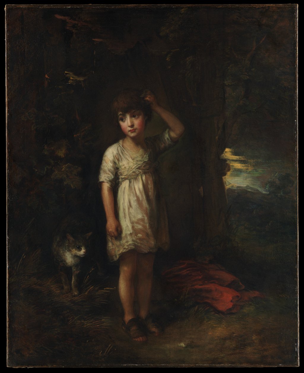 Fiú macskával - Reggel alkotó: Thomas Gainsborough
