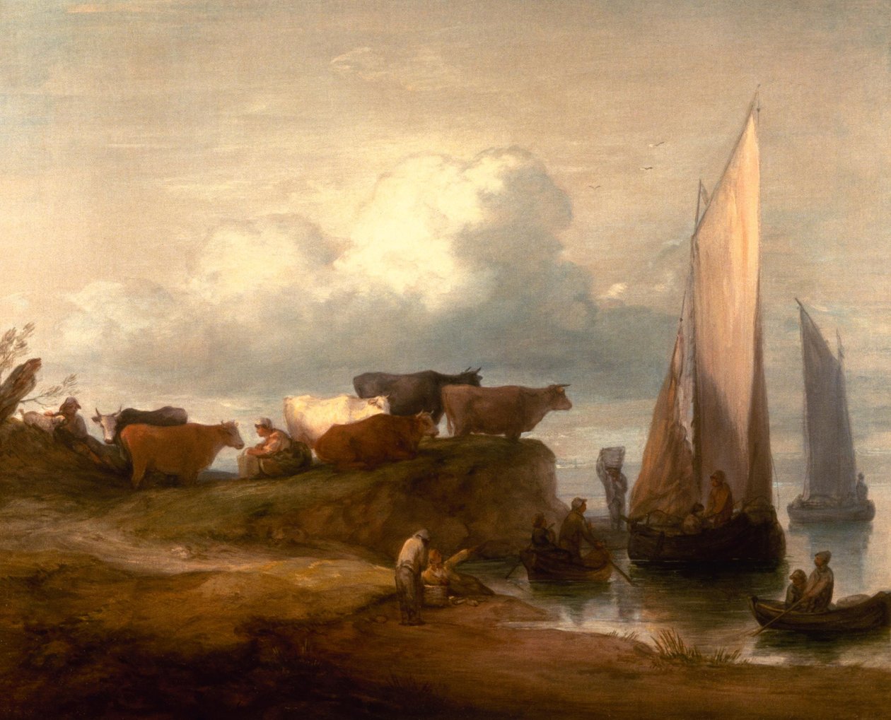 Egy tengerparti táj alkotó: Thomas Gainsborough
