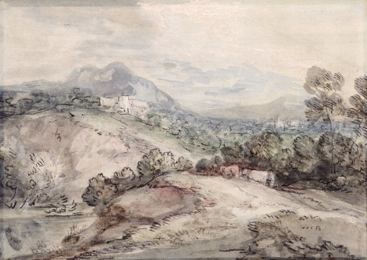Dombos táj alkotó: Thomas Gainsborough