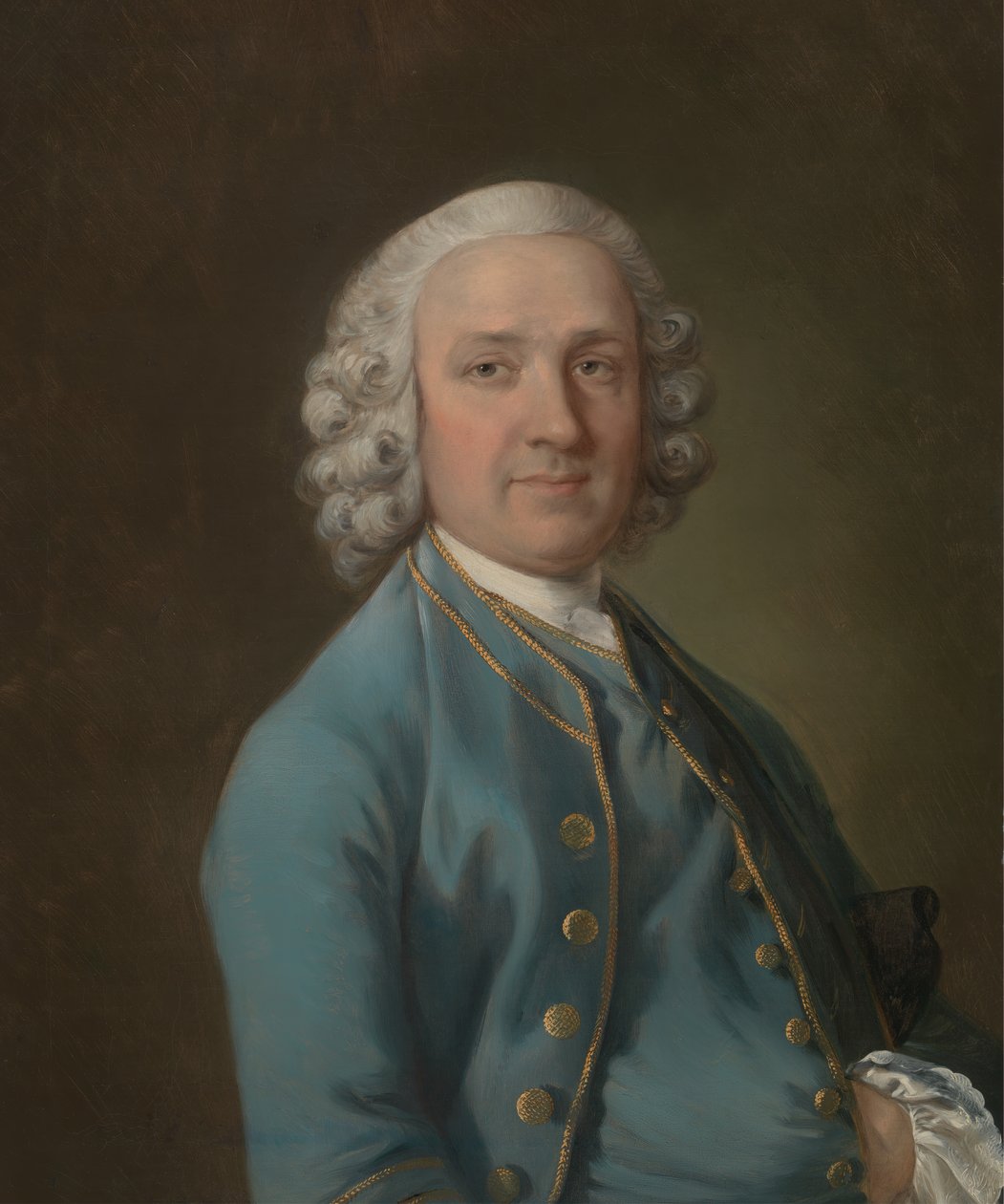 Egy férfi, akit Mr. Woodnak hívnak, a táncmester, kb. 1757. alkotó: Thomas Gainsborough