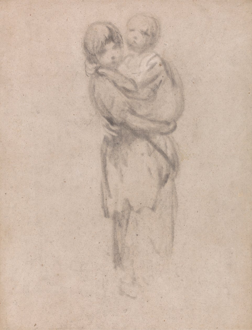 Egy fiatal lány a kezében egy gyermek alkotó: Thomas Gainsborough