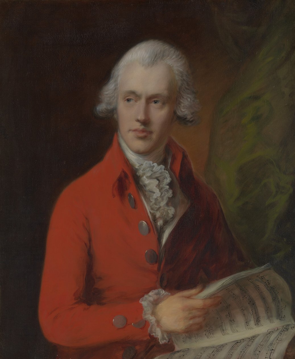 Charles Rousseau Burney 1747-1819, kb. 1780. alkotó: Thomas Gainsborough
