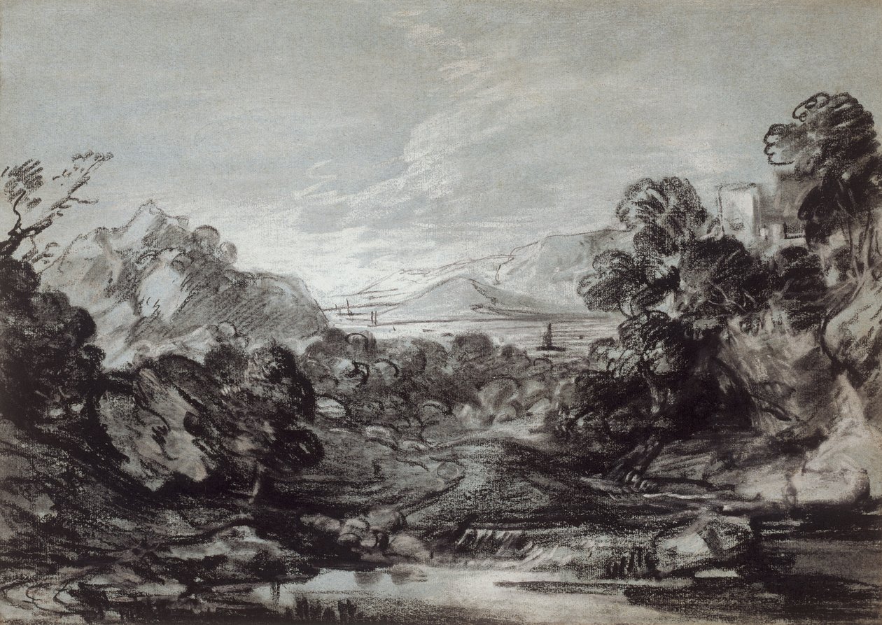 Tengerparti kilátás alkotó: Thomas Gainsborough