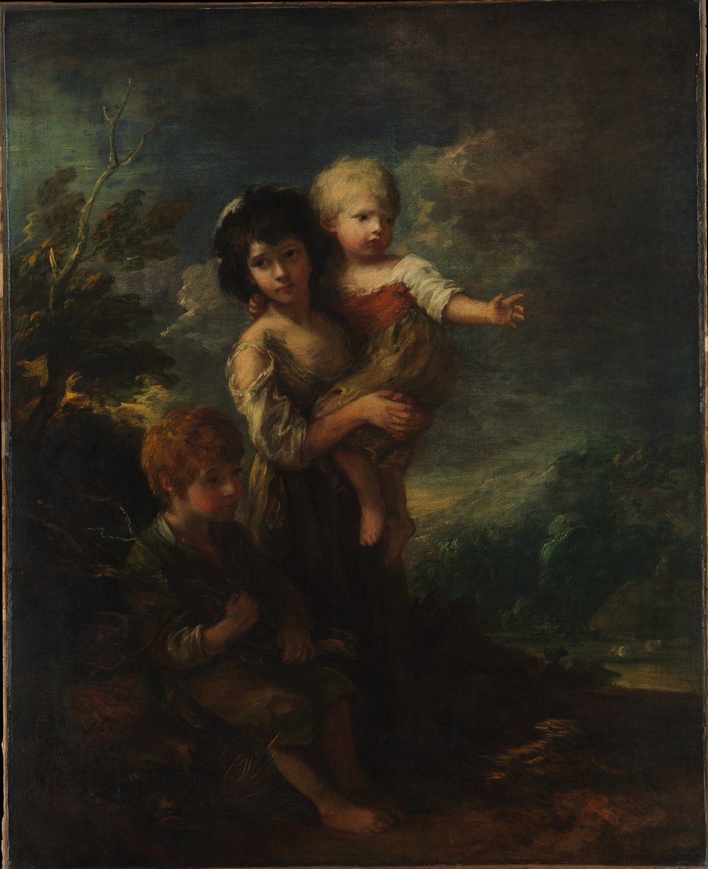 Víkendházi gyerekek (The Wood Gatherers) alkotó: Thomas Gainsborough