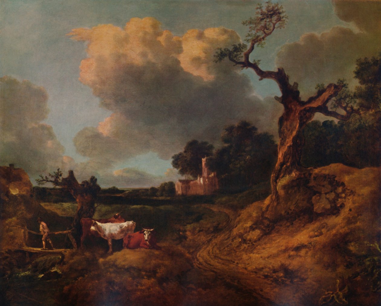 Elmsett Church, West Suffolk, 18. század, 1935 alkotó: Thomas Gainsborough