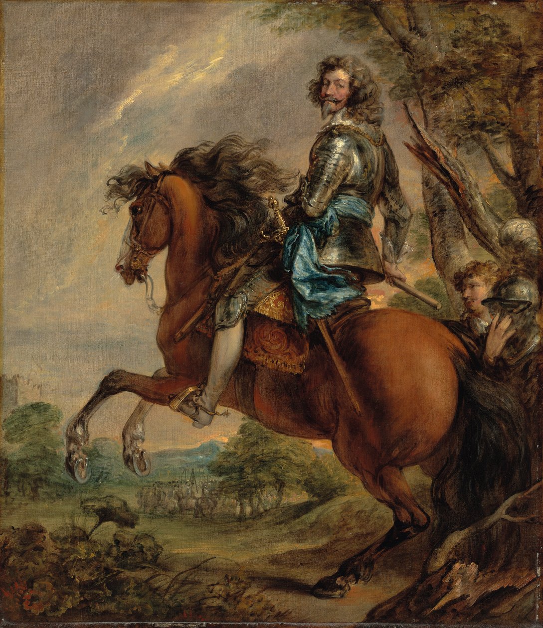 Albert, Arenberg herceg, Barbonçon hercegének lovas portréja alkotó: Thomas Gainsborough