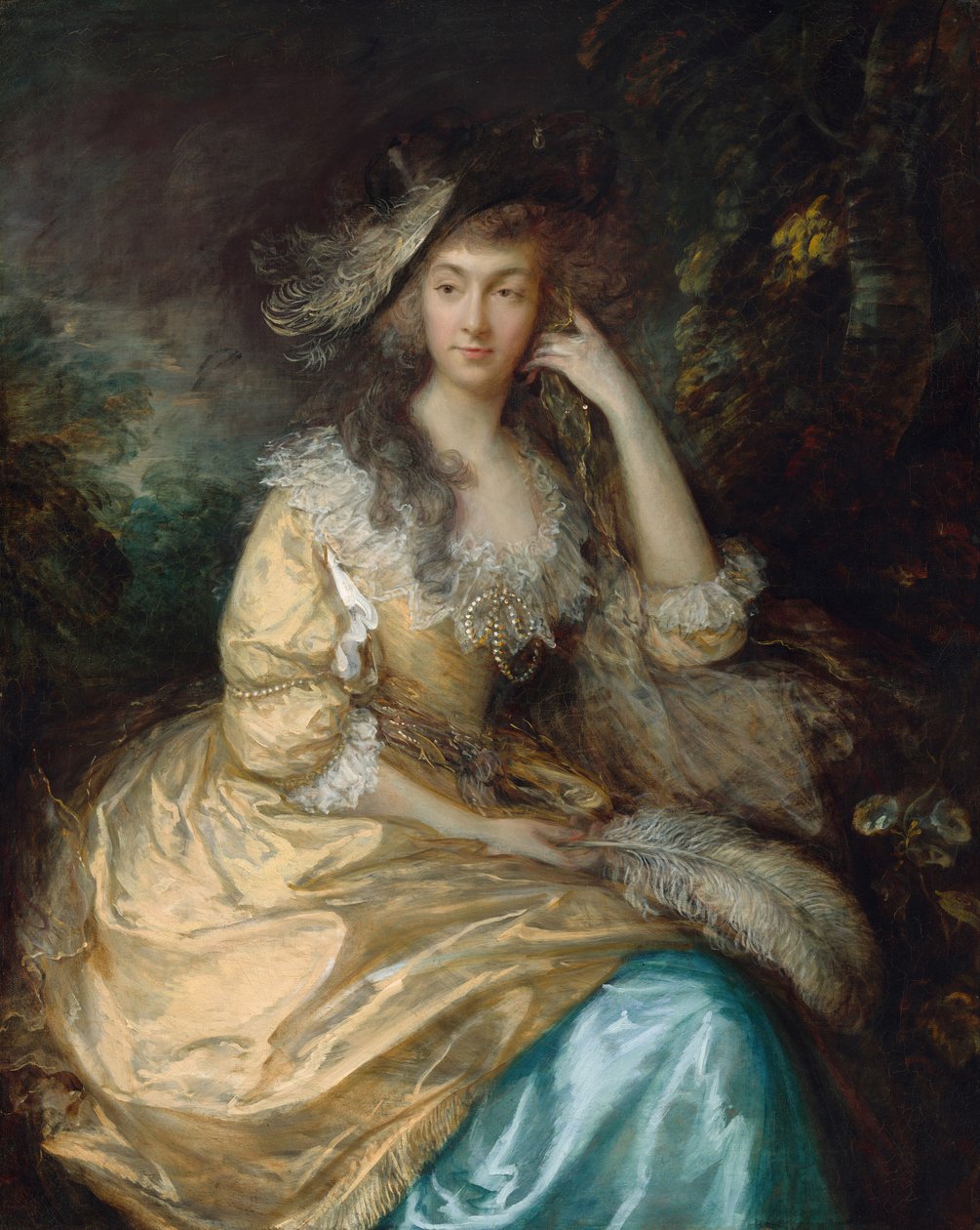 Frances Susanna, Lady de Dunstanville, c. 1786. alkotó: Thomas Gainsborough