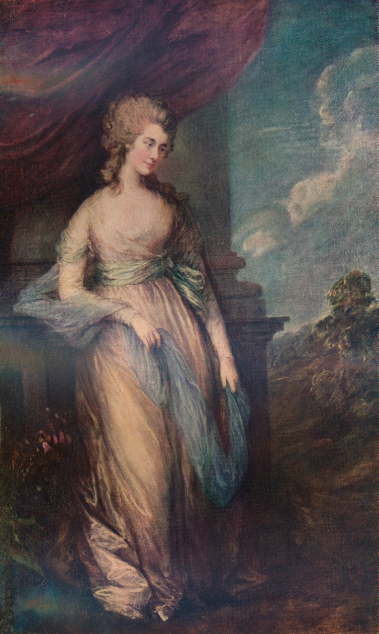 Georgiana, Devonshire hercegnője, 1783, 1911 alkotó: Thomas Gainsborough