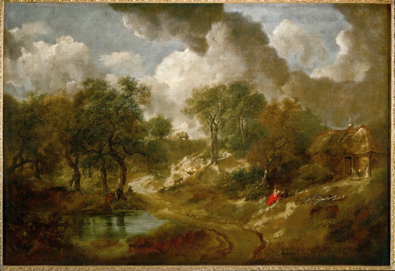 Landscape in Suffolk (festmény vászonra) alkotó: Thomas Gainsborough