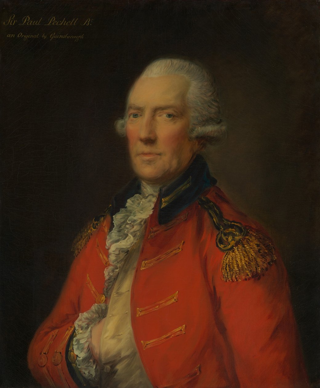 Paul Pechell alezredes 1724-1800. alkotó: Thomas Gainsborough