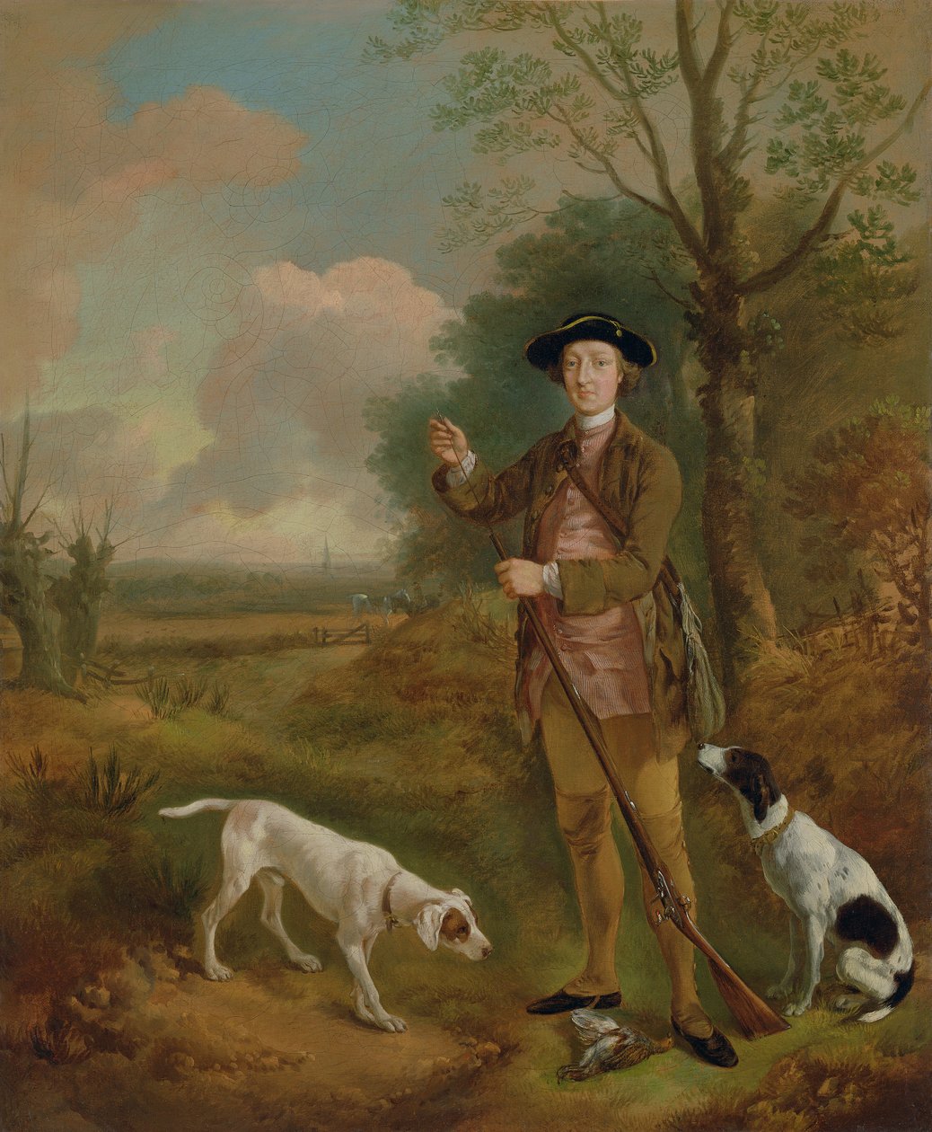 John Dade őrnagy (1726-1811), Tannington, Suffolk, 1755 körül (olaj, vászon) alkotó: Thomas Gainsborough