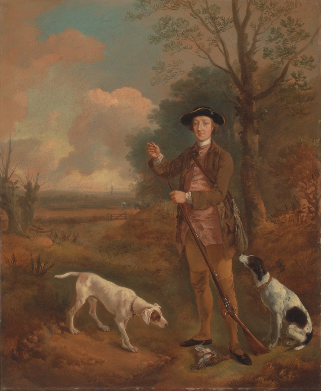 John Dade őrnagy, Tannington, Suffolk, kb. 1755. alkotó: Thomas Gainsborough