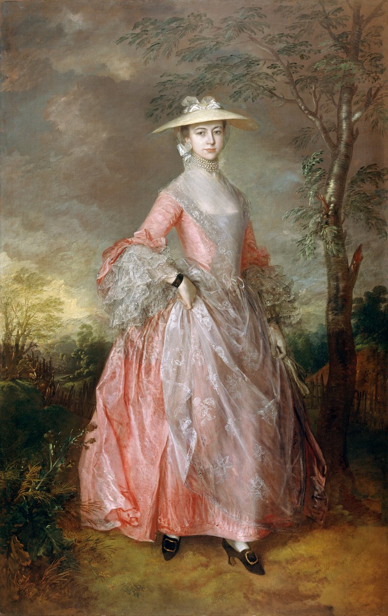Mary Countess Howe, 1760 körül (olaj, vászon) alkotó: Thomas Gainsborough