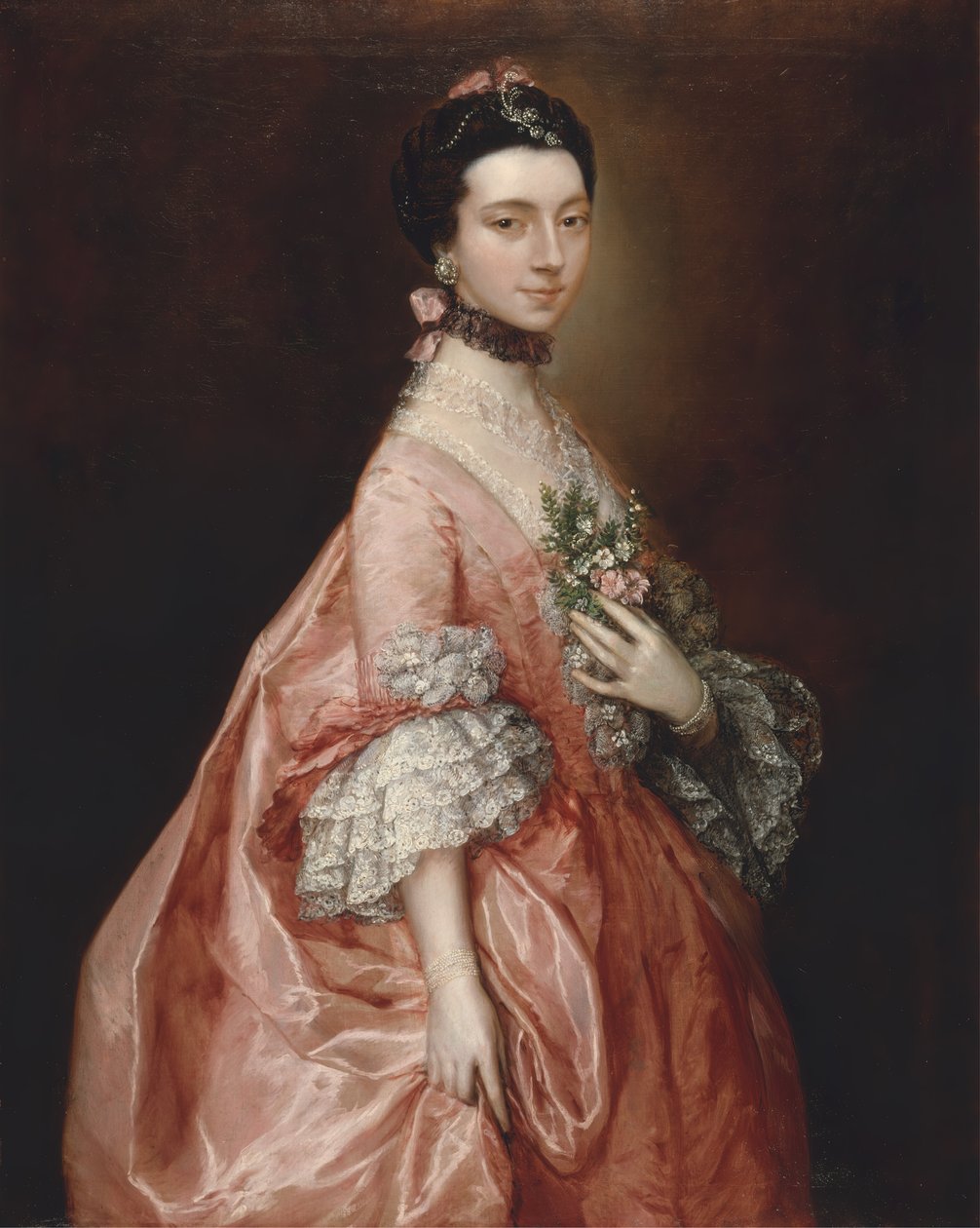 Mary Little, később Lady Carr, kb. 1765. alkotó: Thomas Gainsborough