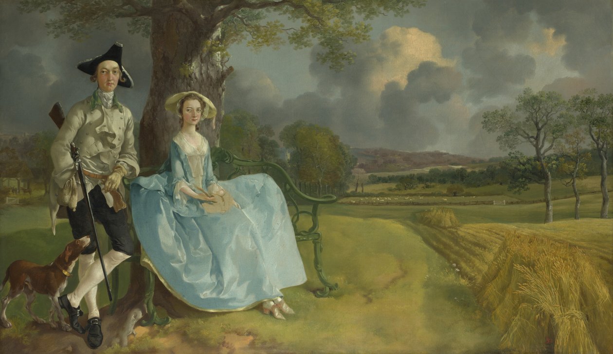 Andrews úr és asszony, 1750 alkotó: Thomas Gainsborough