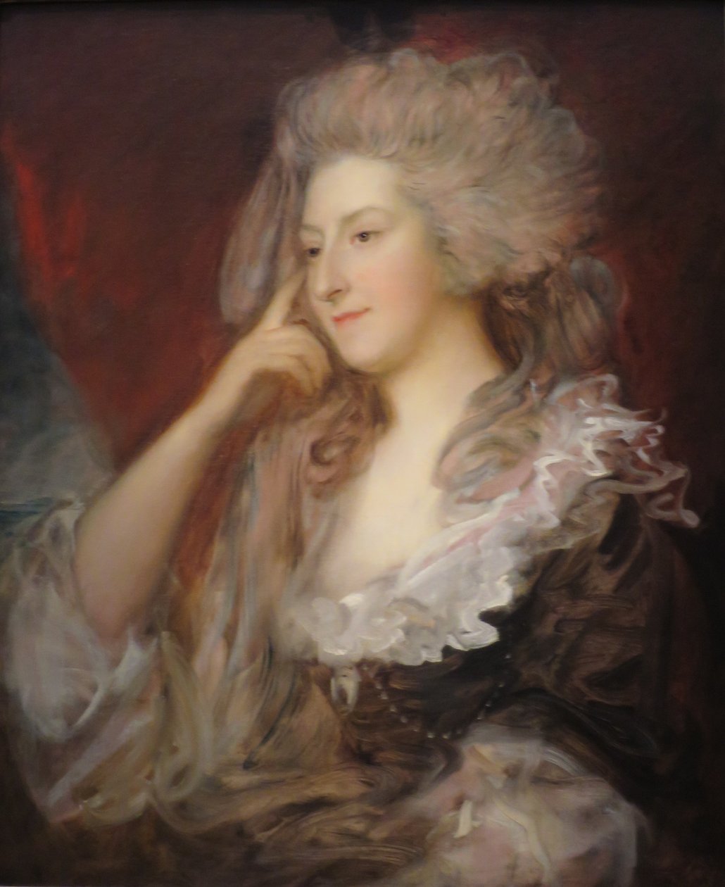 Mrs. Maria Anne Fitzherbert Thomas Gainsborough-tól, 1784 alkotó: Thomas Gainsborough
