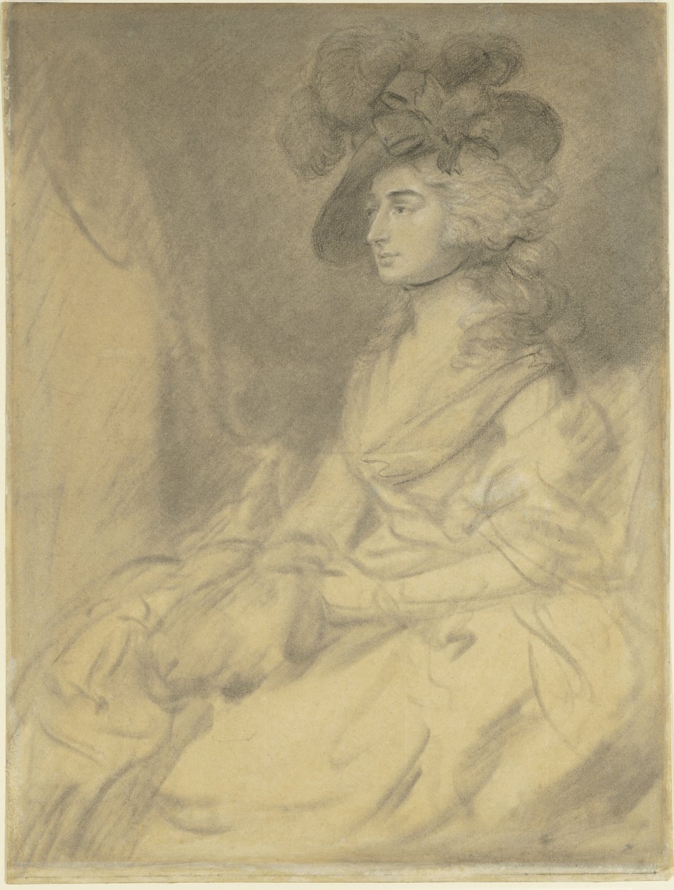 Mrs. Sarah Siddons alkotó: Thomas Gainsborough