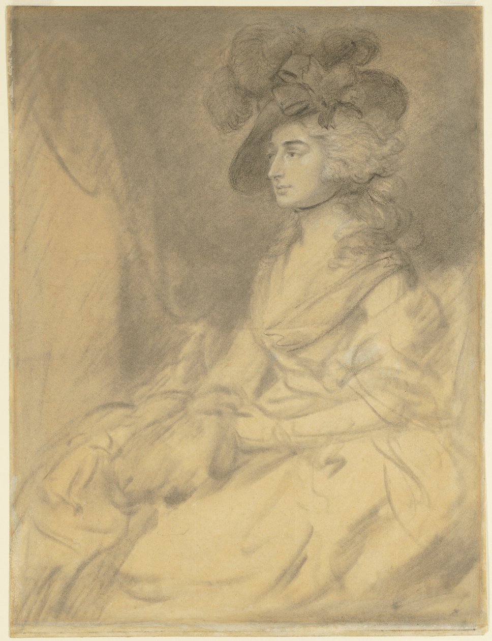 Mrs. Sarah Siddons, 1785. alkotó: Thomas Gainsborough