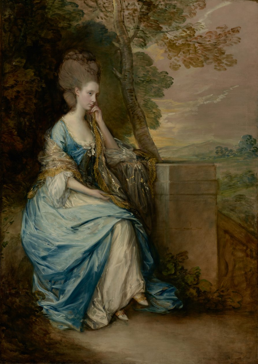 Anne, Chesterfield grófnő portréja alkotó: Thomas Gainsborough