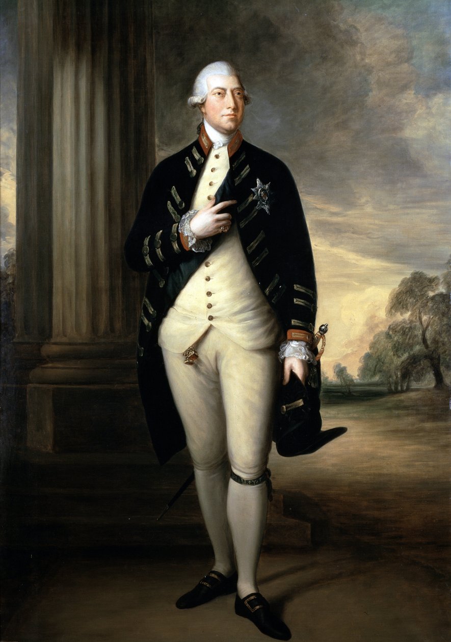 III. György portréja (olaj, vászon alkotó: Thomas Gainsborough