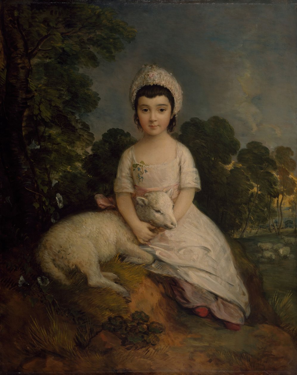Isabelle Bell Franks portréja. alkotó: Thomas Gainsborough