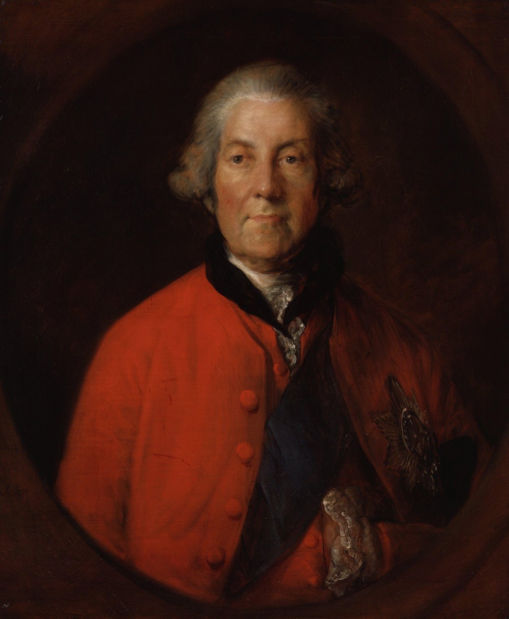 John Russell, Bedford 4. hercegének portréja (1710-1771) alkotó: Thomas Gainsborough