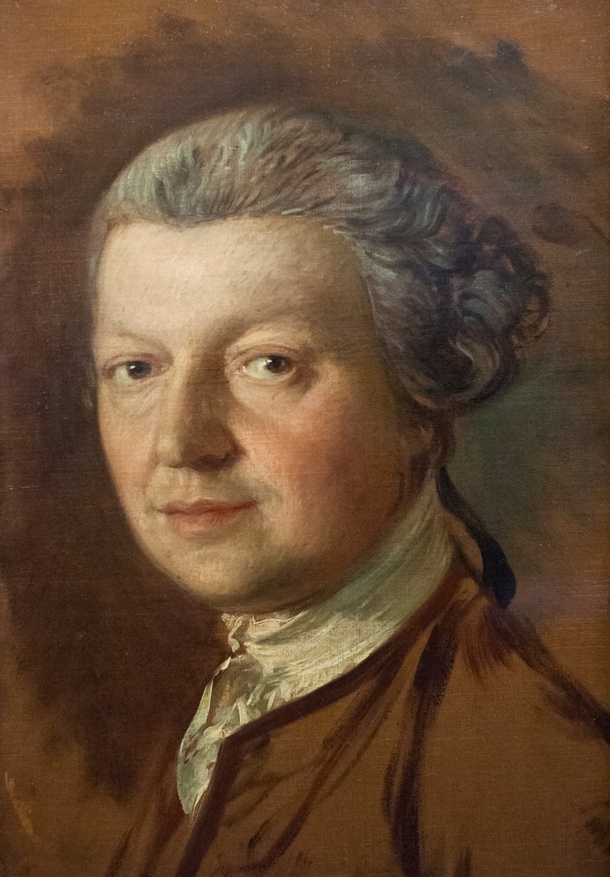 Joshua Kirby (1716-1774) portréja, 1754-56 körül (olaj, vászon) alkotó: Thomas Gainsborough