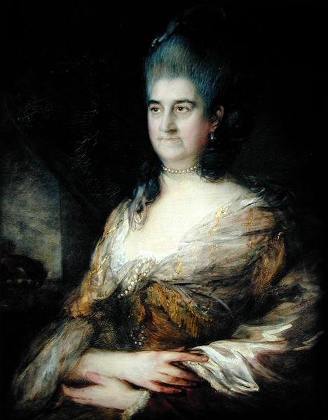 Hölgyportré, állítólag Elizabeth Chudleigh (1720-88) (olaj, tábla) alkotó: Thomas Gainsborough