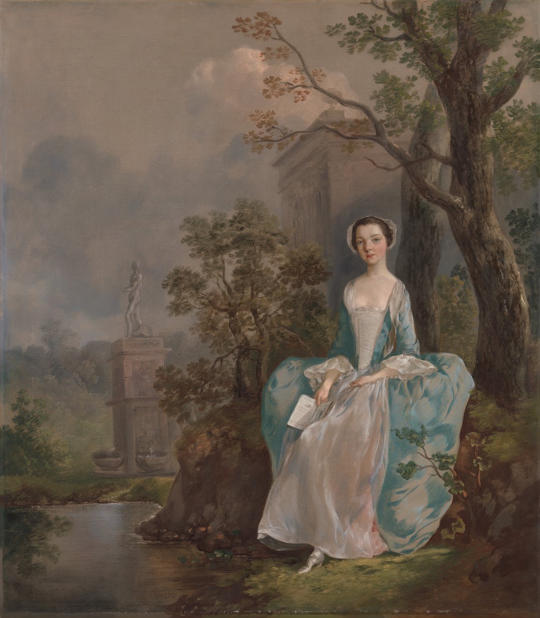 Női portré, kb. 1750. alkotó: Thomas Gainsborough