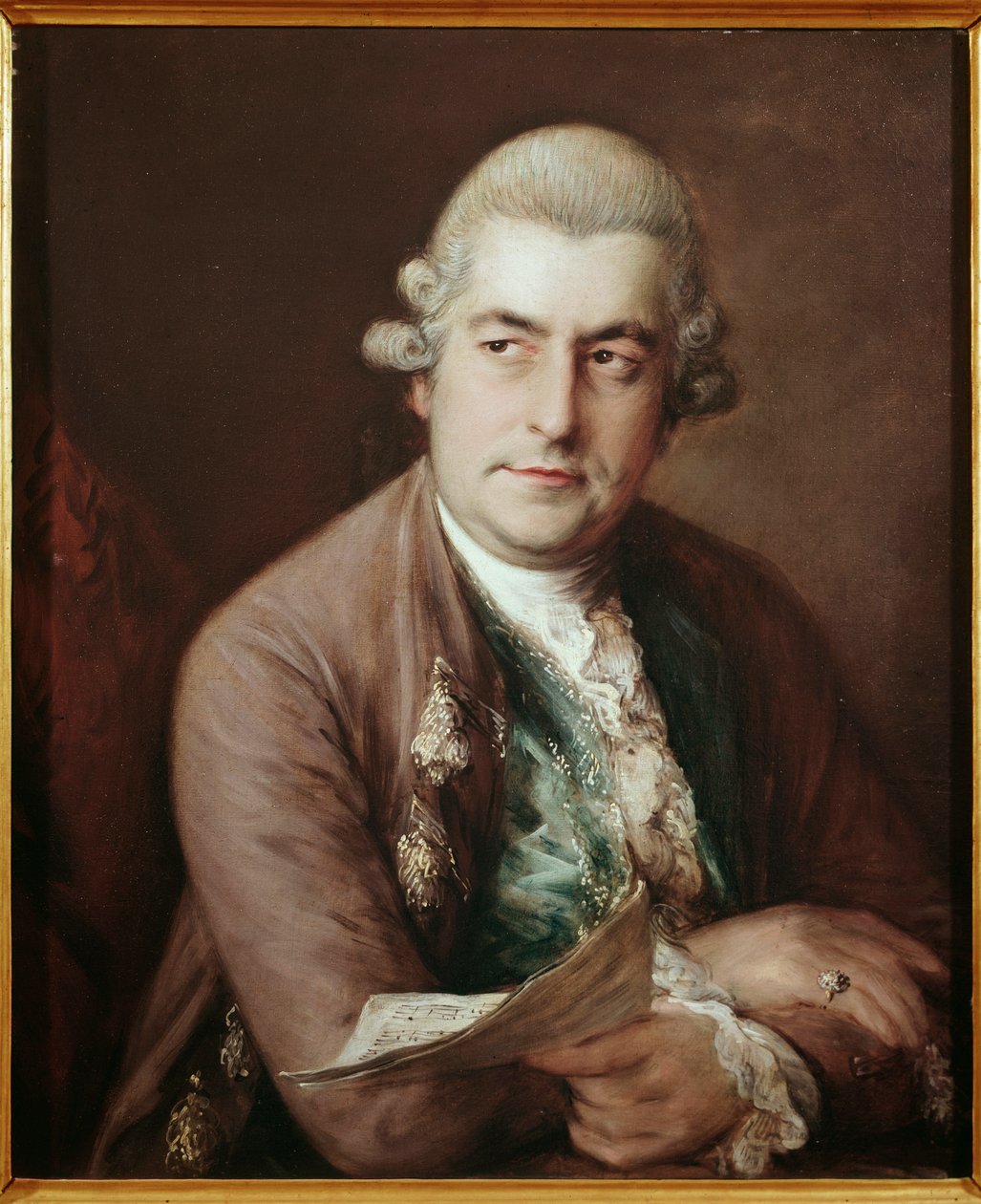 Johann Christian Bach német zeneszerző portréja alkotó: Thomas Gainsborough