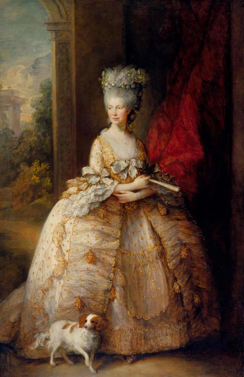 Charlotte királynő (1744-1818) alkotó: Thomas Gainsborough