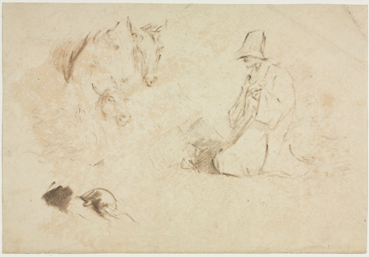 Vázlatok: figurák és állatok. alkotó: Thomas Gainsborough