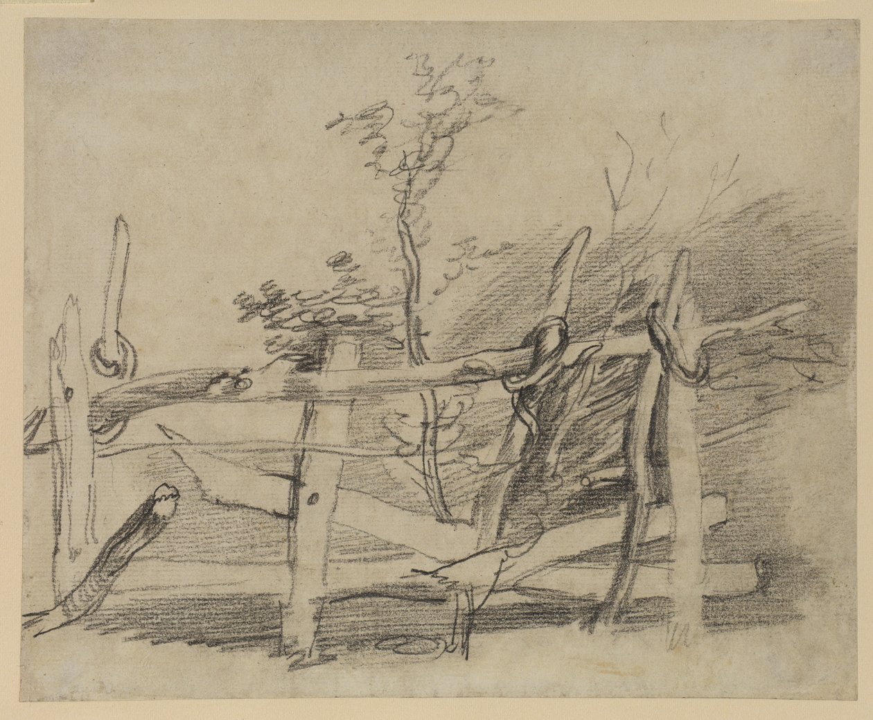 Egy régi akadály tanulmányozása alkotó: Thomas Gainsborough