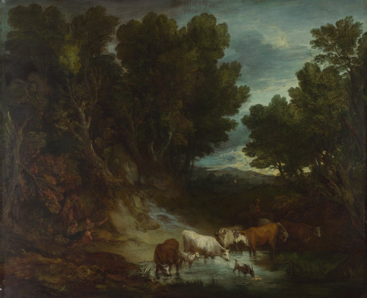 The Watering Place, 1777 előtt alkotó: Thomas Gainsborough