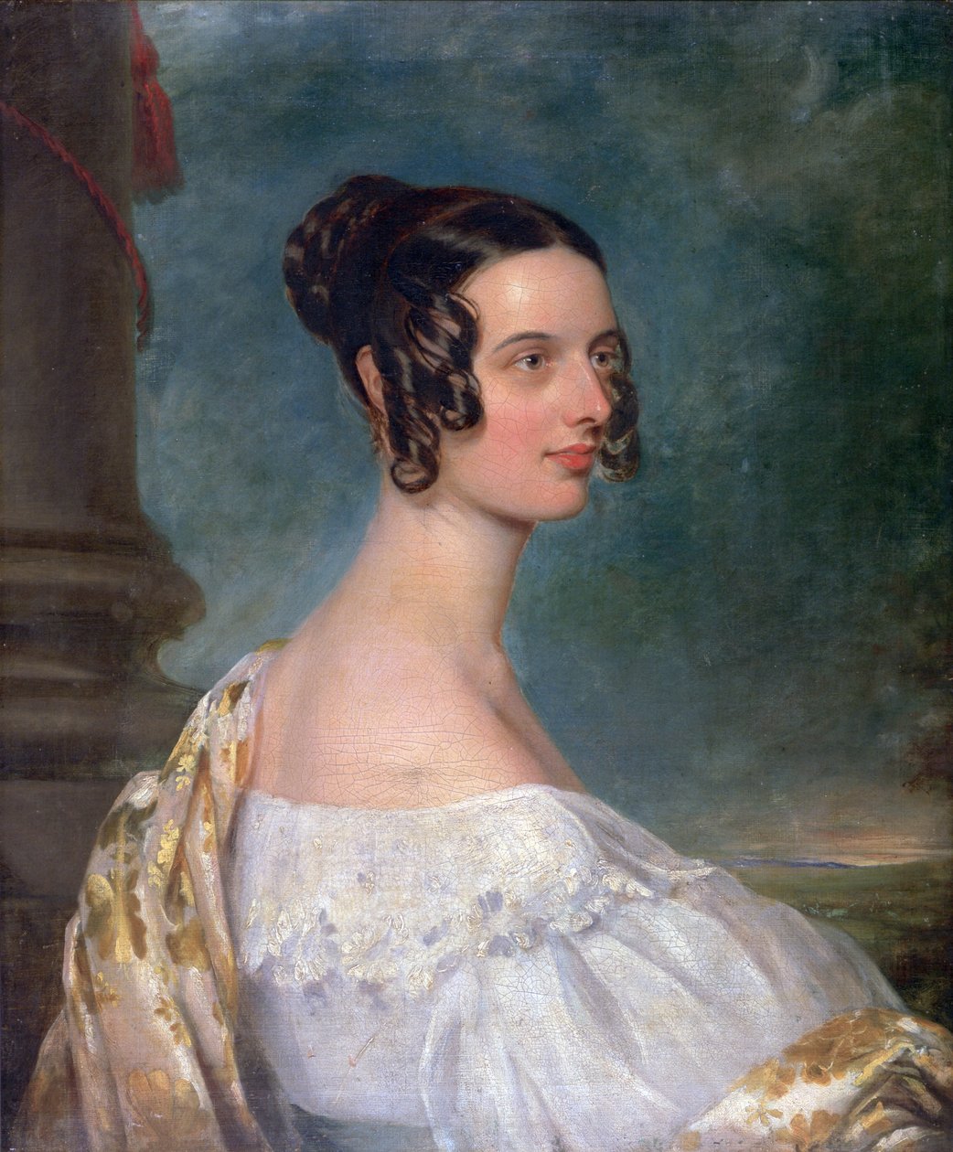 Catherine Gandy, szül.: Hyde, 1837-38 körül alkotó: Thomas Gandy