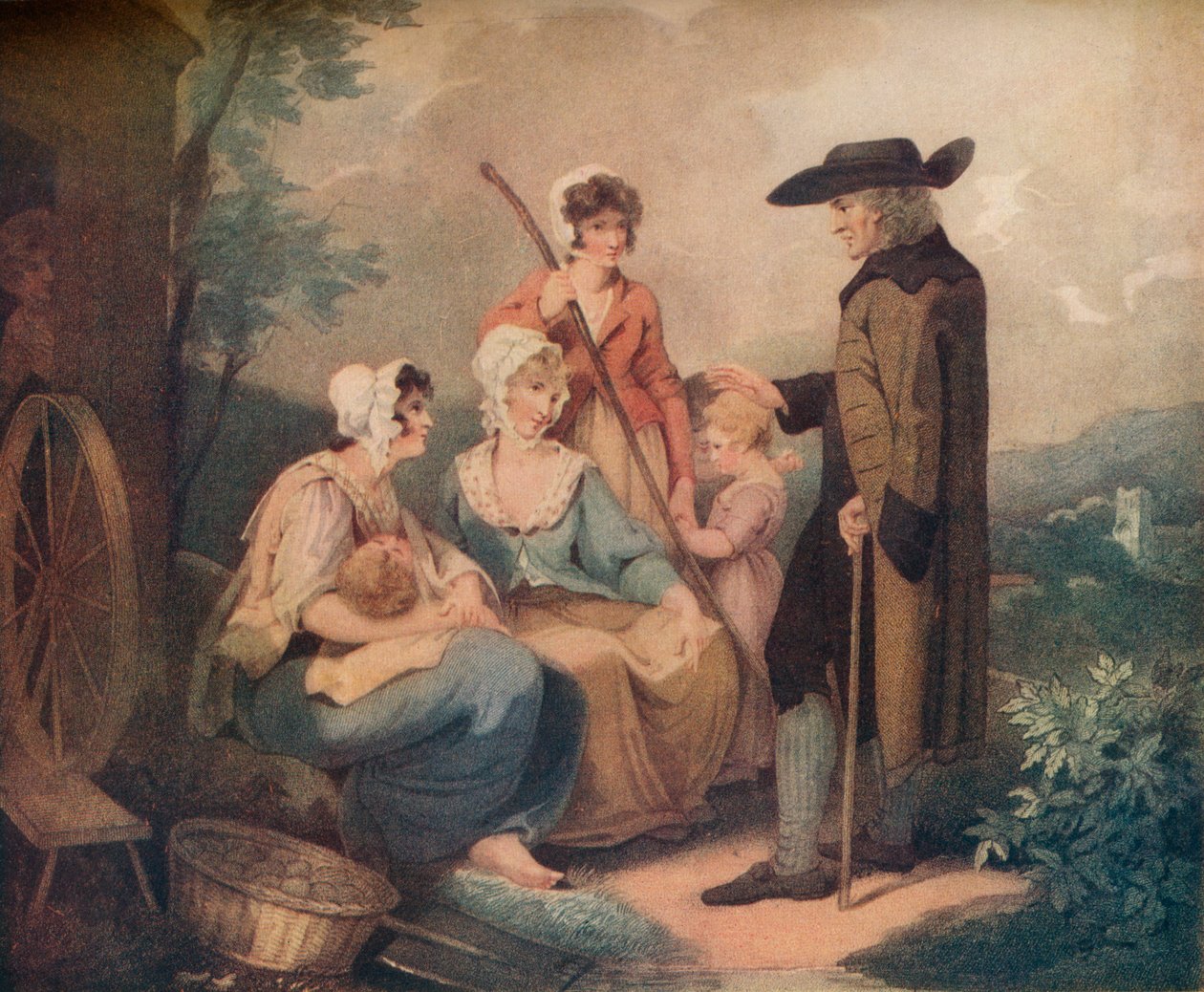 A házikó ajtó, c1791 alkotó: Thomas Gaugain