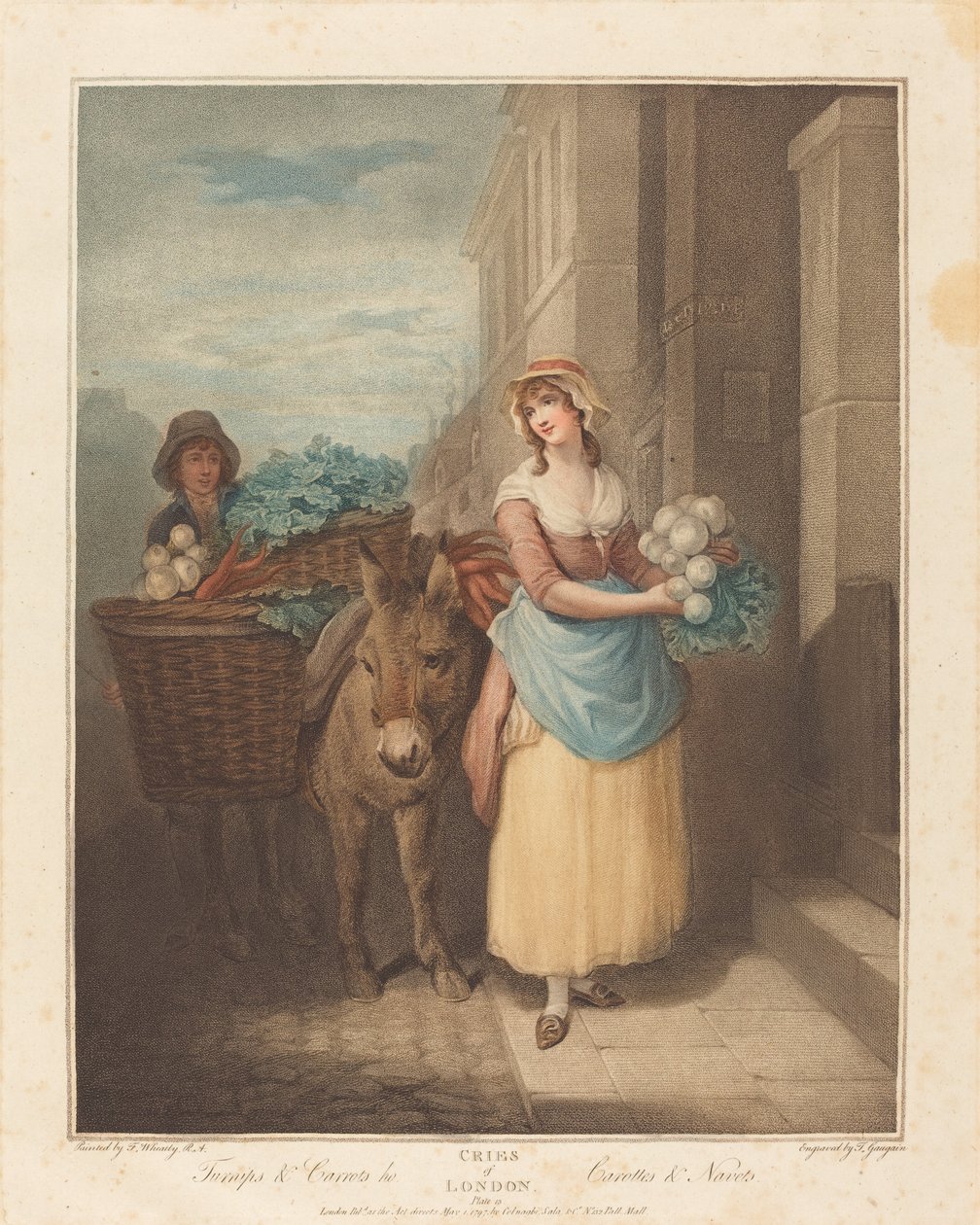 Fehérrépa és sárgarépa Ho alkotó: Thomas Gaugain after Francis Wheatley