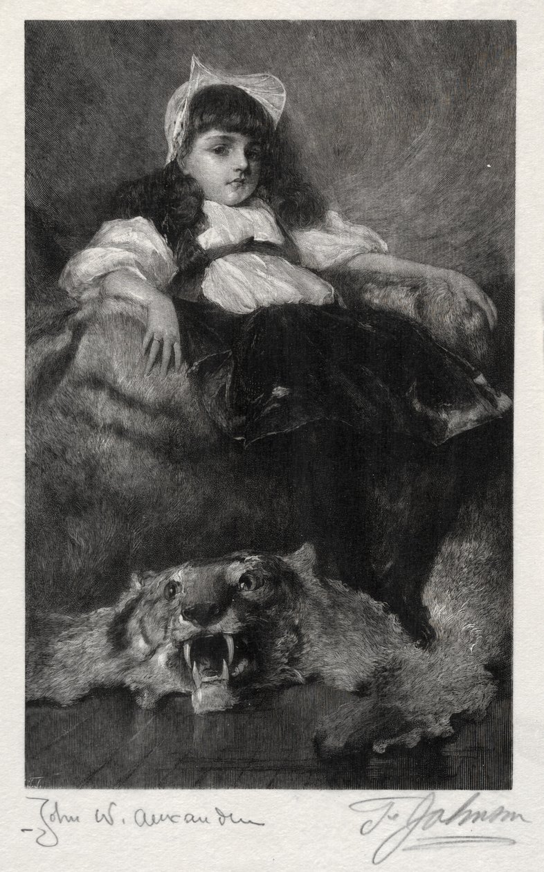Egy gyermek portréja alkotó: Thomas George Johnson