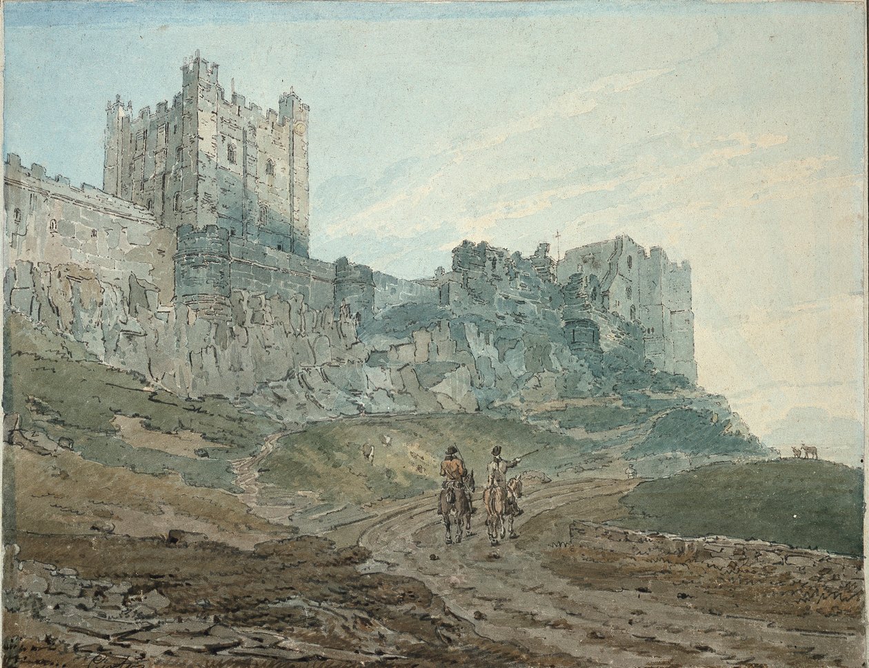 Bamburgh Castle Bamborough, Northumberland, 1792-1794 alkotó: Thomas Girtin