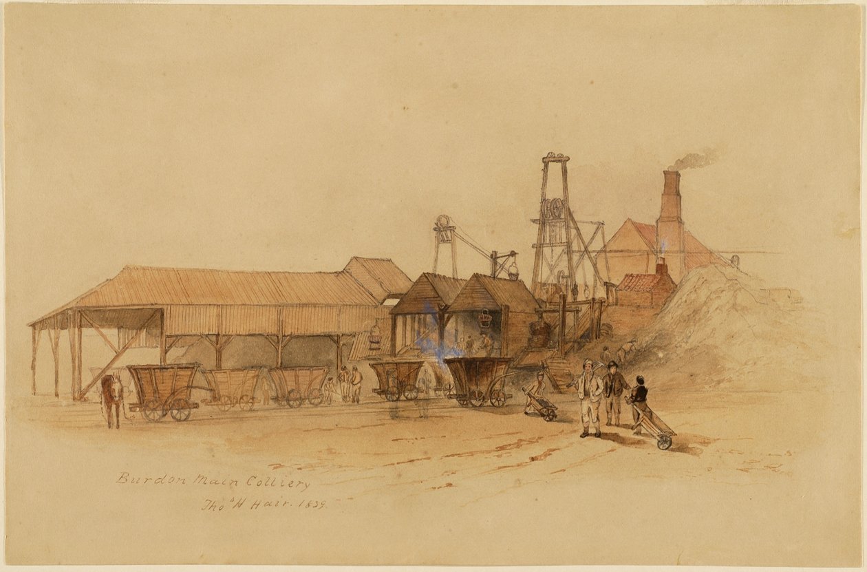 Burdon Main Colliery alkotó: Thomas H. Hair