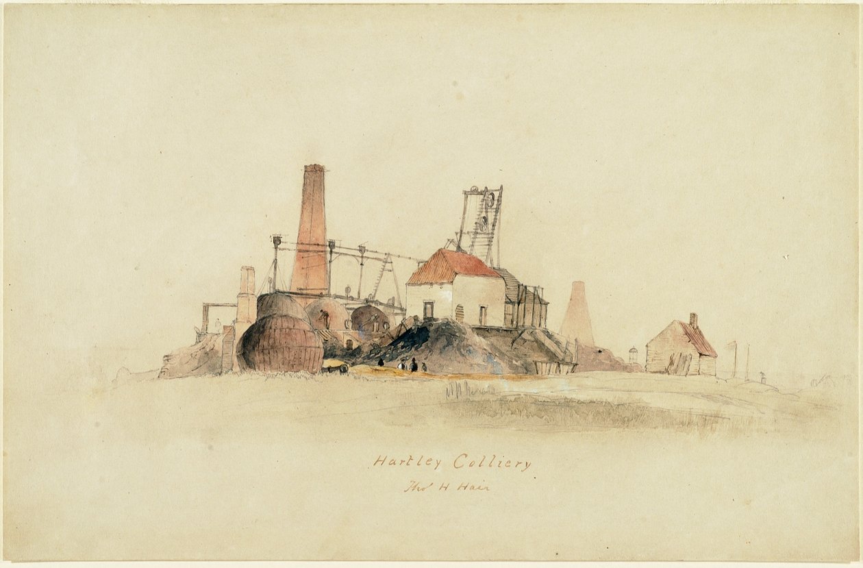 Hartley Colliery alkotó: Thomas H. Hair