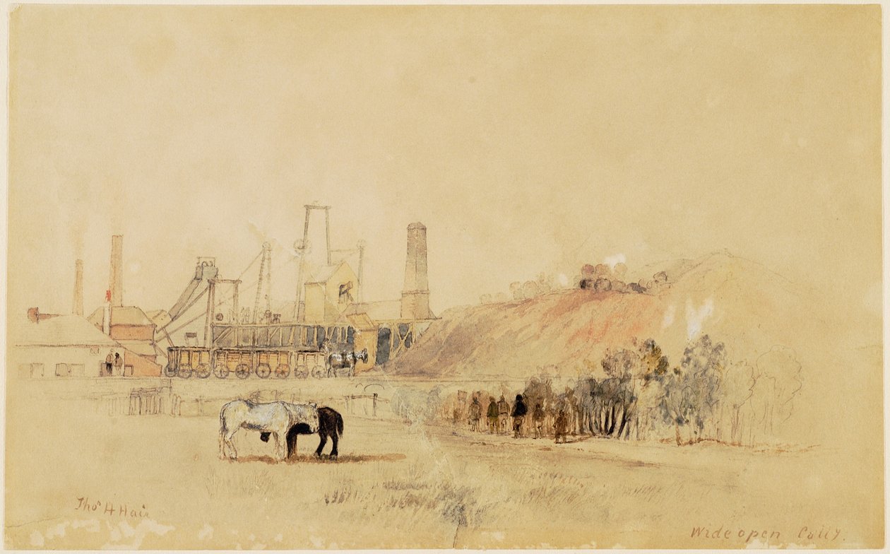 Wideopen Colliery alkotó: Thomas H. Hair