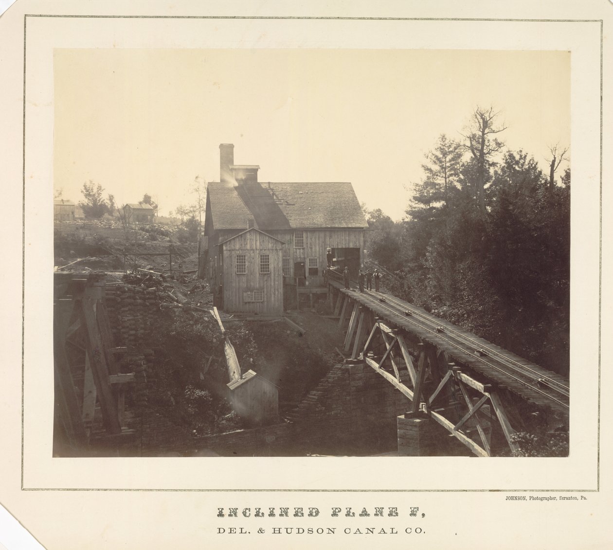 Inlined Plane F, Delaware and Hudson Canal Co. alkotó: Thomas H. Johnson