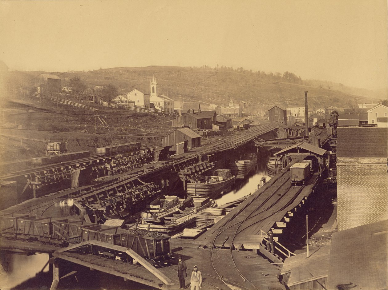 The Docks, Honesdale alkotó: Thomas H. Johnson