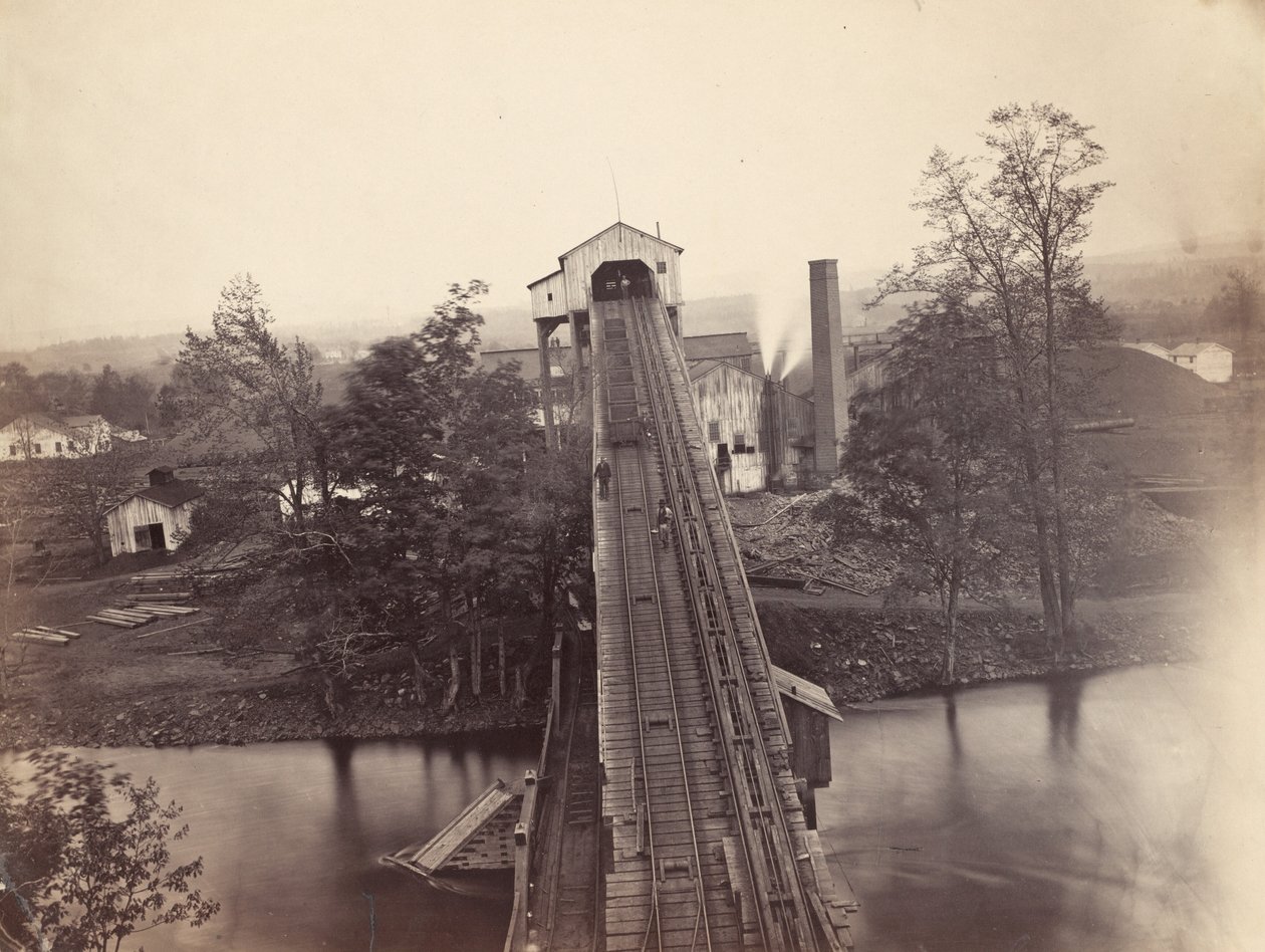 Von Storch Breaker, Del. & Hudson Canal Co., c. 1863-1865. alkotó: Thomas H. Johnson