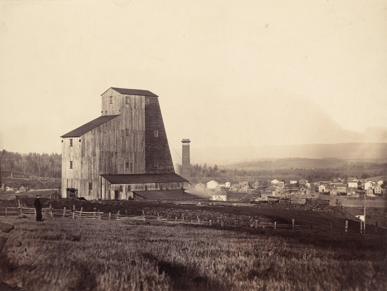 Von Stork Shaft, Del. & Hudson Canal Co. alkotó: Thomas H. Johnson