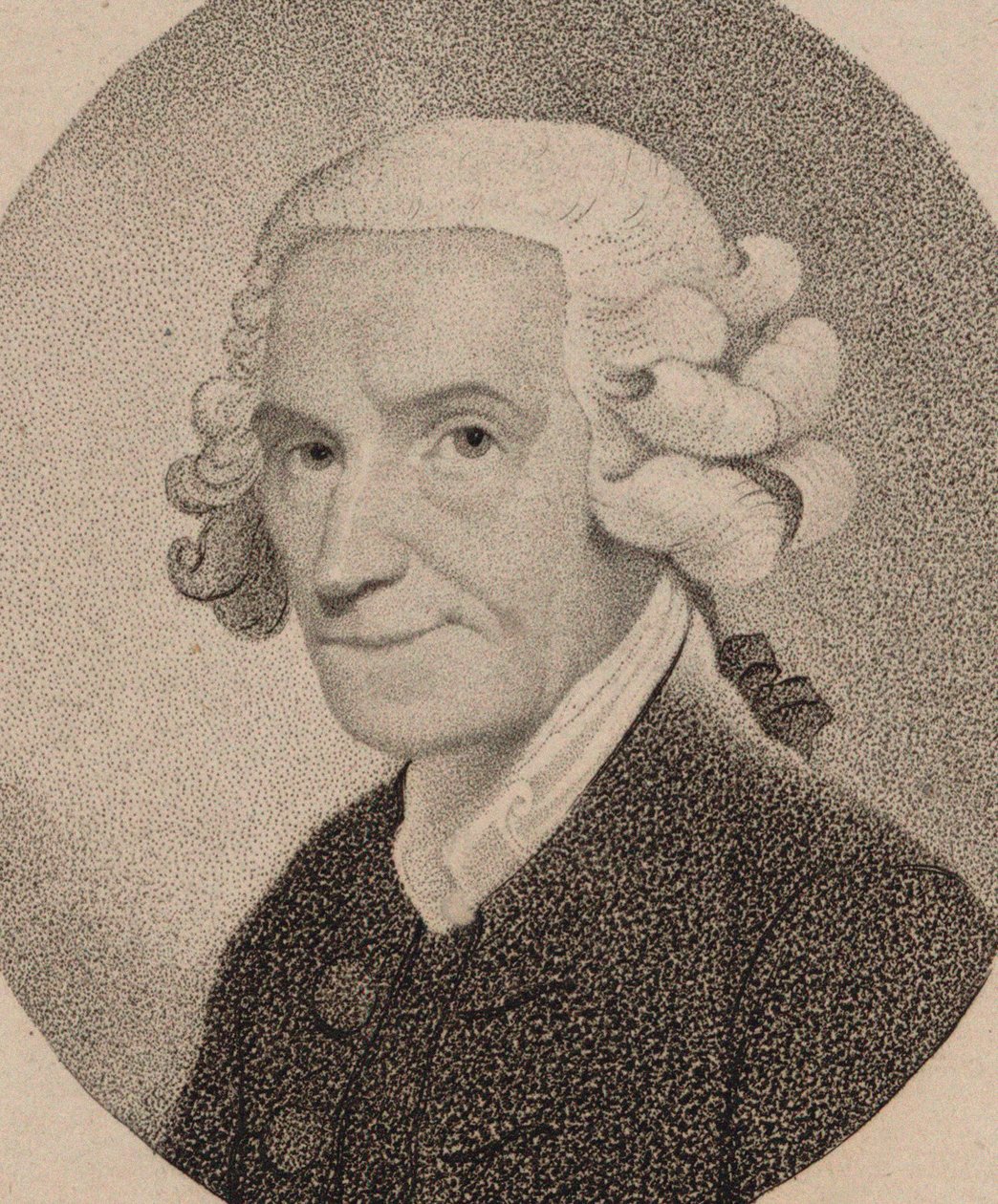 James Nares orgonaművész és zeneszerző portréja 1715-1783, 1795. alkotó: Thomas Hardy