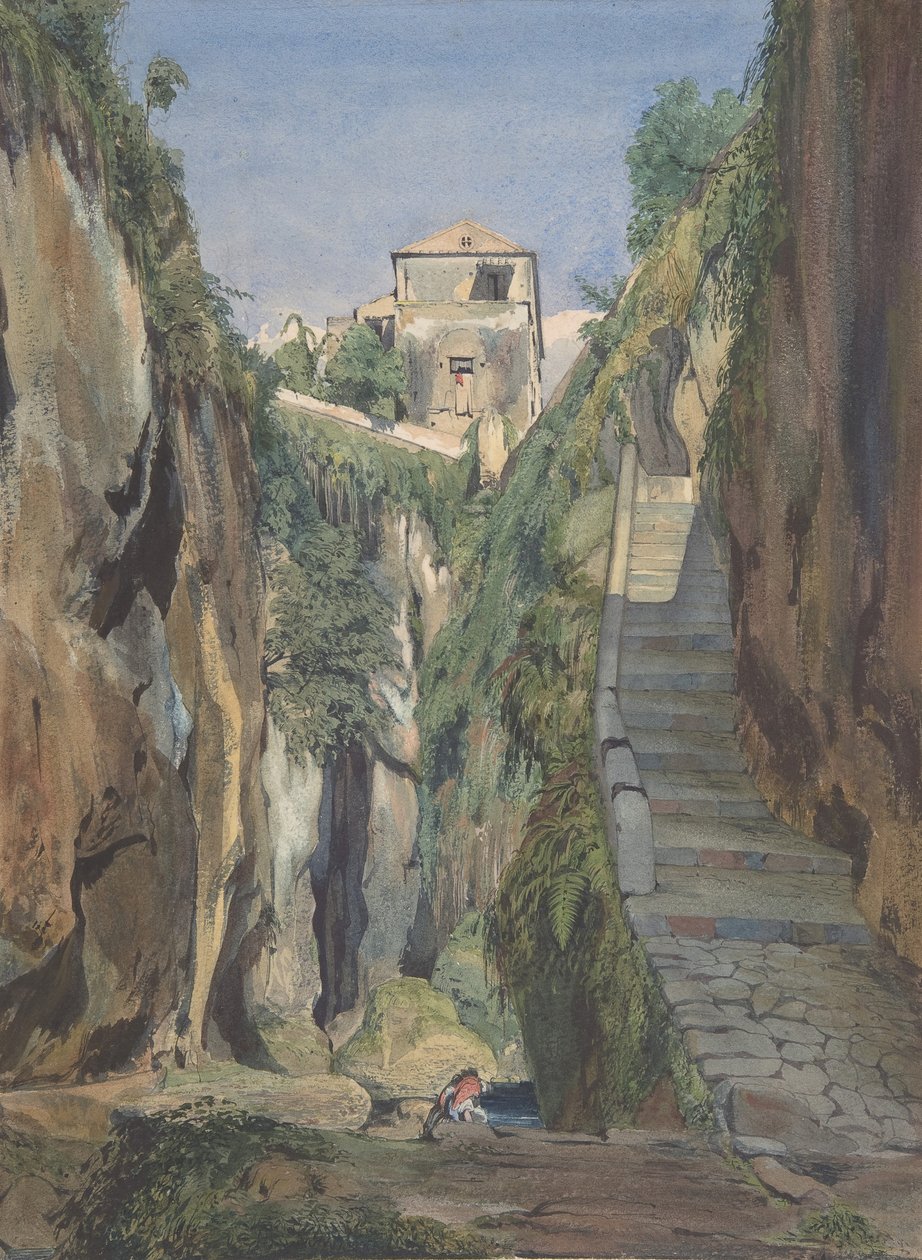 Egy Glen Sorrentóban, 19. század közepe. alkotó: Thomas Hartley Cromek